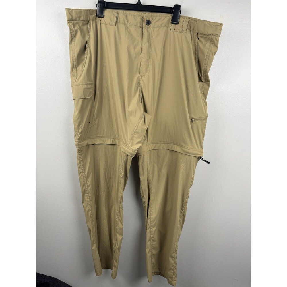 Magellan Outdoors Fish Gear Convertible Pants, 3XL Men’s Khaki EUC